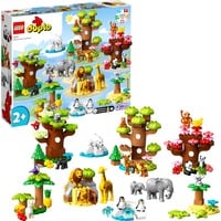 LEGO 10975 DUPLO Wilde Tiere der Welt, Konstruktionsspielzeug Mit Sound-Stein