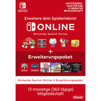 Nintendo Switch Online + Erweiterungspaket – Einzelmitgliedschaft (365 Tage), Gamecard 