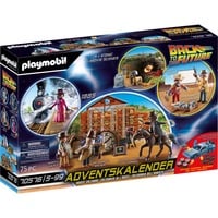 PLAYMOBIL 70576 Back to the Future Adventskalender "Back to the Future Part III", Konstruktionsspielzeug 