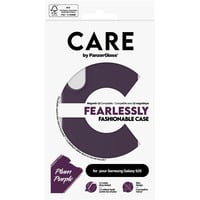 PanzerGlass Fearlessly Fashionable Case, Handyhülle pflaume, Samsung Galaxy S25, QI-kompatibel