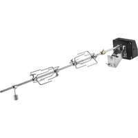 Grillspieß RÖSLE ALLFLAME-Serie silber Edelstahl Spieße Drehspieß inkl Elektromotor