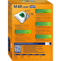 Swirl Staubsaugerbeutel M40 MicroPor 4 Beutel, 1 Abluftfilter