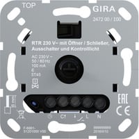 0 Raumtemperaturregler 230 Volt Öffner Schließer mit Ausschalter und Kontrolllicht, Heizungsthermostat Retail