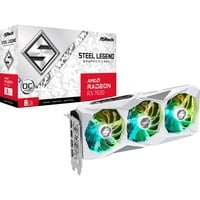 ASRock Radeon RX 7600 Steel Legend 8GB OC, Grafikkarte RDNA 3, GDDR6, 3x DisplayPort, 1x HDMI 2.1