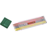 Bosch Mehrfarbige Minen 2,8 mm mehrfarbig, 6 Stück, für Tieflochmarkierstift