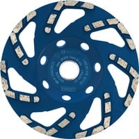 Bosch Professional Diamant-Topfscheibe Expert for Concrete, Ø 150mm, Schleifscheibe Bohrung 22,23mm, für Beton- und Winkelschleifer