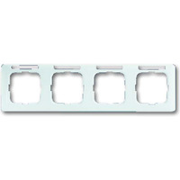 4011395969540 - BJ Reflex SI Linear Rahmen 1734NSKA-214 mit Schriftfeld 4fach alpinweiss waag