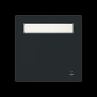 Busch-Jaeger Wippe mit Beschriftungsfeld mit Symbol Klingel schwarz, Retail