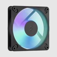 Fractal Design Dynamic 3 120 RGB, Gehäuselüfter schwarz, Black, 3er-Pack, 120 mm