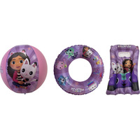 HAPPYPEOPLE Gabbys Dollhouse Strandset bestehend aus Strandball Schwimmrin