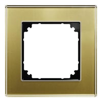Merten Echtglasrahmen einfach gold, Retail