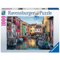 Puzzle Burano in Italien 1000 Teile Teile: 1000 Altersangabe: ab 14 Jahren