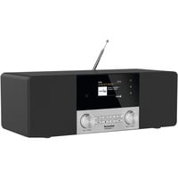 DIGITRADIO 4 C schwarz/silber, DAB+, UKW, Bluetooth Tuner: FM (UKW), RDS, DAB, DAB+ Netzwerk: Bluetooth Eingänge: 1x 3,5-mm-Klinke, 1x Antenne (FM)