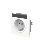 0 Schutzkontaktsteckdose Schutzkontakt Safety Plus weiß, Retail