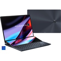 ASUS Zenbook Pro 14 Duo OLED (UX8402VU-P1097X), Notebook schwarz, Windows 11 Pro 64-Bit, 36.8 cm (14.5 Zoll) & 120 Hz Display, 1 TB SSD