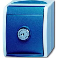 Busch-Jaeger Schutzkontaktsteckdose Typ F 20 EWSL-53 abschließbar blau, Retail