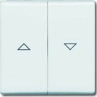 Busch-Jaeger Wippe zweiteilige Jalousieschalter weiß, Retail