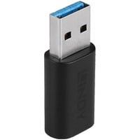 Lindy USB 3.2 Adapter Typ A an C  schwarz