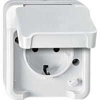 4042811179724 - Schutzkontakt-Steckdose Schuko mit erhöhtem Berührungsschutz Aufputz 16 Ampere 250 Volt 4042811179724 - Schutzkontakt-Steckdose Schuko mit erhöhtem Berührungsschutz Aufputz 16 Ampere 250 Volt