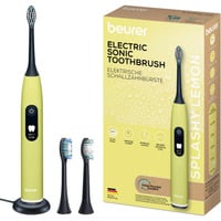 Beurer SC 50 Splashy Lemon Green Planet, Elektrische Zahnbürste gelb, incl. 2 Bürstenköpfe