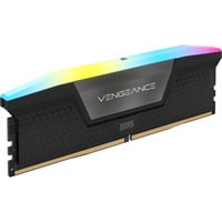 Corsair DIMM 16 GB DDR5-5200, Arbeitsspeicher schwarz, CMH16GX5M1B5600C40, Vengeance RGB, INTEL XMP