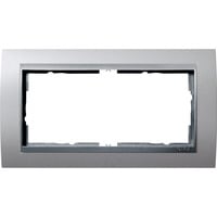 Gira Abdeckrahmen zwei Fach Event aluminium, Retail