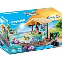 PLAYMOBIL 70612 Family Fun Paddleboot-Verleih mit Saftbar, Konstruktionsspielzeug 