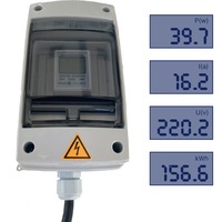 Priwatt Wieland-Steckdose mit Stromzähler weiß, 0% MWST