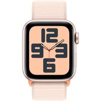 Apple Watch SE (2023), Smartwatch Polarstern, 40 mm, Sport Loop, Aluminium