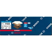 Bosch Professional Expert M480 Netzstruktur-Schleifblatt 93 x 186mm, K400 50 Stück, für Schwingschleifer