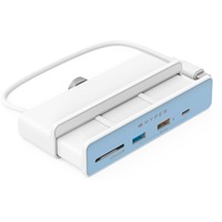 Hyper HyperDrive 6-in-1 USB-C Hub für iMac, USB-Hub weiß
