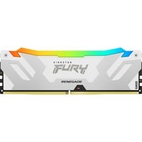 Kingston FURY DIMM 16 GB DDR5-7600, Arbeitsspeicher weiß, KF576C38RWA-16, Renegade RGB XMP, INTEL XMP