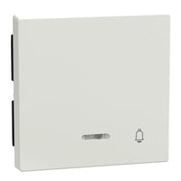 Merten Wippe Kontrollfenster für Kontrollschalter und Taster Einsatz weiß (glänzend), Retail