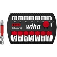 Wiha Bit-Satz BitBuddy TY-Bits 49mm, 7-teilig schwarz/rot, PH / PZ / TX