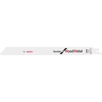Bosch Professional Säbelsägeblatt S 1122 HF Flexible for Wood and Metal, 5 Stück Länge 225 mm