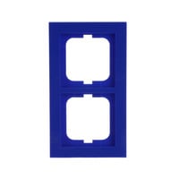 Busch-Jaeger Rahmen zwei fach blau, Retail