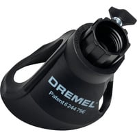 Dremel Vorsatzgerät zum Entfernen von Fugenmörtel (568), Fräser schwarz, bei Wand- und Bodenfliesen 