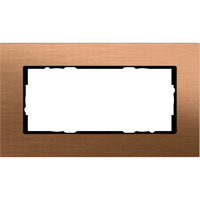 Gira Abdeckrahmen zwei fach, Abdeckung bronze, Retail