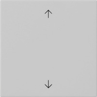 Gira Bedienaufsatz Pfeilsymbole matt lackiert, Bedienteil grau, Retail