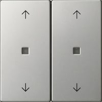 Gira Wippe zwei fach edelstahl, Retail