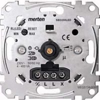 Merten Universal-Drehdimmer-Einsatz für LED-Lampen Typ MEG5134-0000, Unterputz, 230 Volt Retail