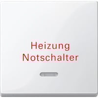 4042811076054 - Wippe Kontrollfenster für Fenster mit Aufdruck Heizung Typ 435119 glänzend