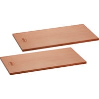 RÖSLE Aromaplanken Zedernholz 40 x 19,5 cm, Grillplatte holz, 2 Stück