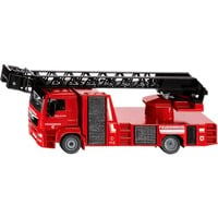 SIKU 2114 SUPER MAN Feuerwehr Drehleiter, Modellfahrzeug rot