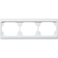 4011395717707 - BJ alpha exclusive Rahmen 1723KA-24G 3fach alabaster  studioweiss waagerec