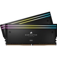 Corsair DIMM 32 GB DDR5-7200 (2x 16 GB) Dual-Kit, Arbeitsspeicher schwarz, CMP32GX5M2X7200C34, Dominator Titanium, INTEL XMP