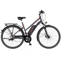 FISCHER Fahrrad Viator 1.0 Damen, Pedelec anthrazit, 44 cm Rahmen, 28"