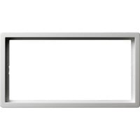 4010337047094 - Abdeckrahmen 2-fach Rahmenweiß glänzend