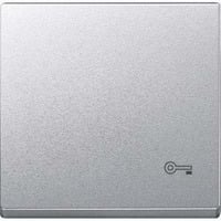 Merten Wippe Schlüssel Wechsel Schalter Kreuz Schalter Taster Einsatz aluminium, Retail