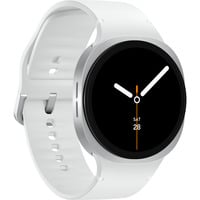 SAMSUNG Galaxy Watch8, Smartwatch silber, 44 mm, LTE, Sport Band S/M